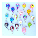 Porta Gafete Yoyo Retractil Disney Tsum Tsum Id