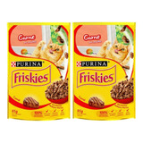 Kit Sache Friskies Sabor Carne 2 Unidades Purina Para Gatos