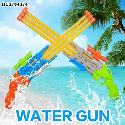 Lanzador De Agua Triple Pistola De Agua Juguete Niños 