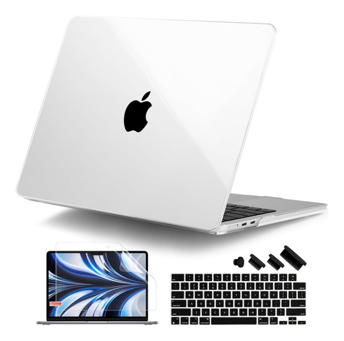 Funda Dongke Para Macbook Air 13 M2 + C/teclado Clear