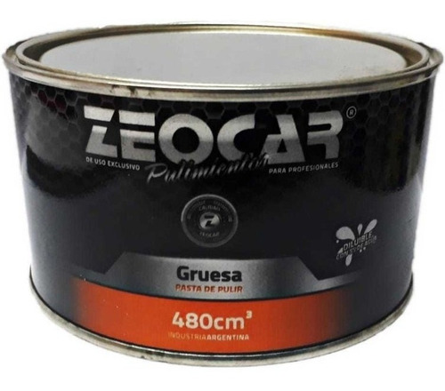 Pasta De Pulir Fina/gruesa 480 Ml. - Zeocar