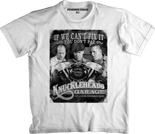 Camiseta Os Três Patetas 02 - Moe Curly Larry - Comediantes