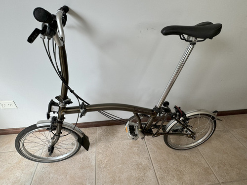 Bicicleta Brompton Raw Lacquer M6l Impecable!!  Leer