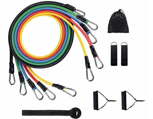 Kit Bandas X11 Resistencia Elasticas Tubulares Ejercicio