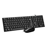 Conjunto De Teclado E Mouse Usb Sem Fio 2.4g À Prova D'água