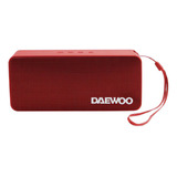 Parlante Bluetooth/usb/fm/tws/aux 3w X2  Daewoo Dibts64 Color Rojo