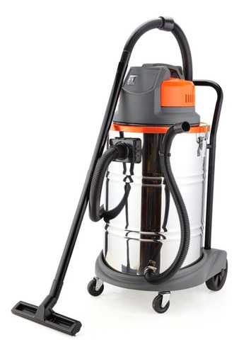 Aspiradora Industrial Fema 60 Lts 1400w 2hp Polvo Y Liquido Color Naranja/gris