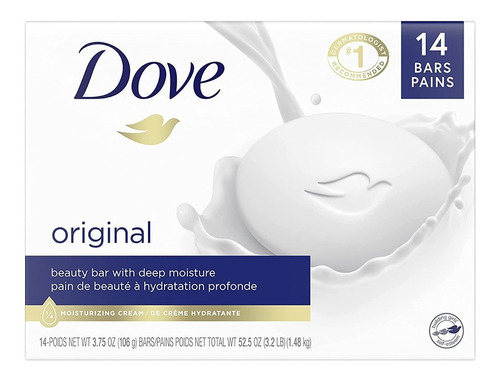 Jabón Suave E Hidratante Para La Piel Dove Beauty Bar