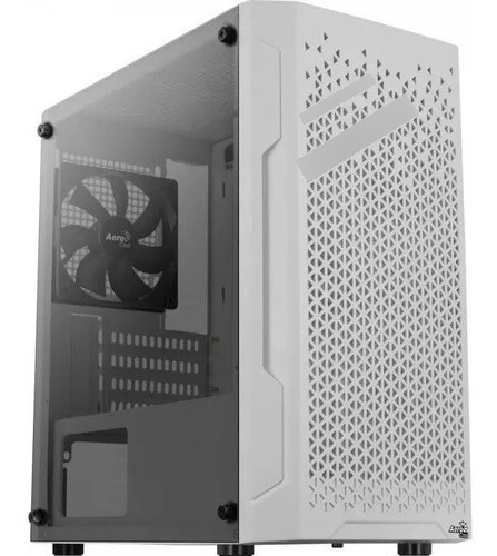 Gabinete Gamer Mini V1 Atx Lateral Em Vidro Temperado Branco