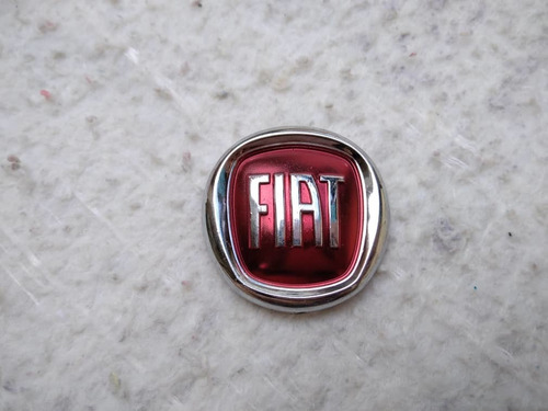 Emblema Fiat Rojo Mini 4cm Adhesivo Volante Mod Nvo Foto 2