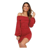 Vestido Larissa, De Invierno Con Mangas Largas