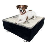 Cama Box Pet Sleep White Cães E Gatos 50x50x20