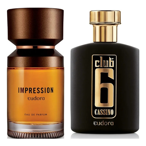 Impression Eau De Parfum Eudora+ Club 6 Cassino Deo Colônia