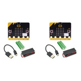 2 Micrófonos Educativos Microbit Go Kit Bbc Car Kit/qtruck/p