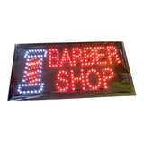 Anuncio Letrero Led Luminoso Barber Shop Barberias