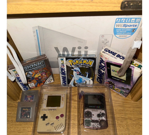 Coleccion Nintendo Gameboy Color Y Classic + Pokemon +juegos