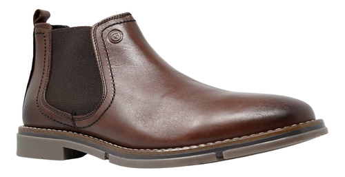 Botin Tipo Chelsea Café Zapatos Hombre Gino Cherruti 1306