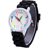 Reloj Pulsera De Silicona Diseño Juvenil De Lapiz Oferta X 5