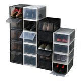 Organizador De Zapatos Acrílico Premium Pack 10 Transparente