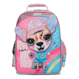 Mochila De Espalda 16'' Perro Chihuahua Chimola Bt80