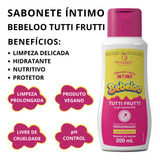 Sabonete Íntimo Bebeloo Aroma Tutti Frutti P/ Limpeza Suave!