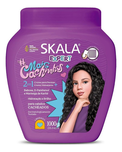 Creme Skala Kids 1kg Tratamento A Sua Escolha + Lançamentos