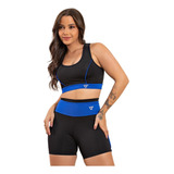 Conjunto Academia Feminino Fitness (top E Short) Ciclista