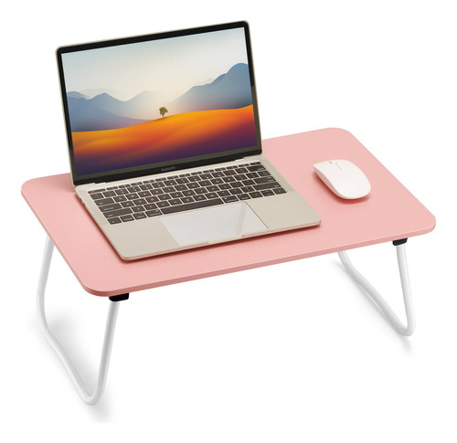 Fisyod Escritorio Plegable Para Laptop, Mesa De Cama Portati