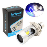 Faro Led Moto H4 Hi/lo Angel Eyes [u]