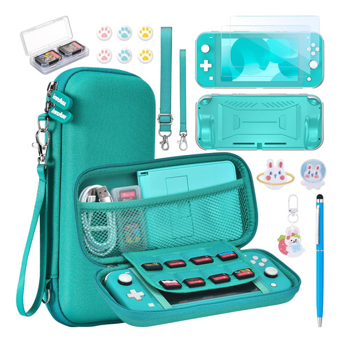 Estuche Switch Lite - Innoaura 15 En 1 Paquete De Accesorios