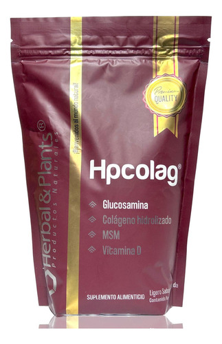 Hpcolag Glucosamina Colageno Msm 450 G Piña Herbal & Plants