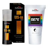 Gel Lubrificante Deslizante Anal Lis-in Gold Sete Sensações 