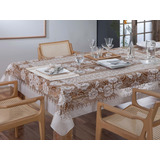 Toalha De Mesa Em Renda 1,60 X 2,20 - 6 Lugares 