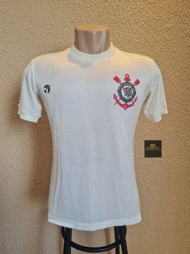 Camisa Corinthians Original Jogo Autografada 1981 #5relíquia