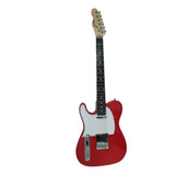 Guitarra Electrica Parquer Tipo Telecaster Zurdo Tl100rdl Color Rojo
