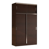 Placard 2 Puertas Corredizas 140 Cm Wengue 56428