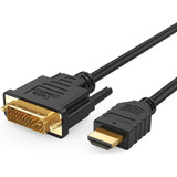 Cabo Hdmi/dvi-d Com 2 Metros Reforçado Plug Banhado A Ouro  