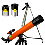 Telescópio Astronômico Refrator Profissional 50/100x Lorben