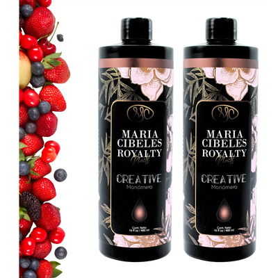 2 Monómeros De 16oz C\u002Fu Aroma Frutos Rojos, Uñas. Mc Royalty | Envío gratis