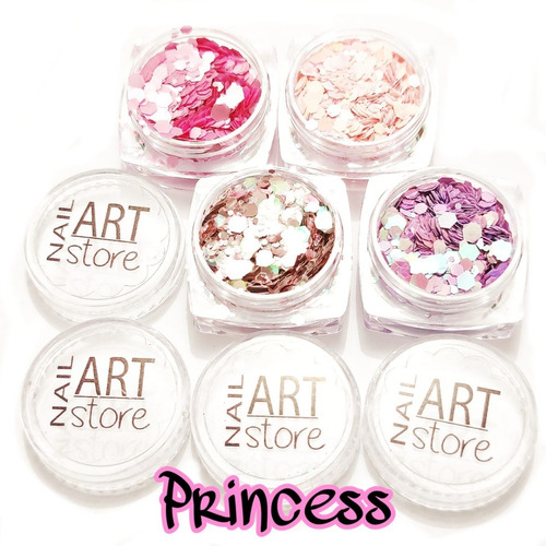 Coleccion De 4 Glitters (2g C/u) - ( Princess )