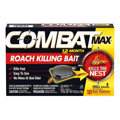 Combat Max Mata Cucarachas Alemana 18 Trampas Protección 12m | Envío gratis