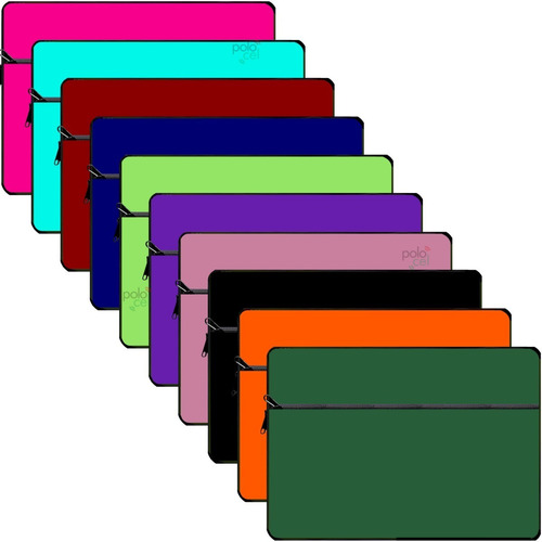 Funda Notebook Neoprene 17 Pulgadas C/ Bolsillo | 10 Colores