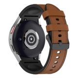 Pulseira Couro H Compativel Com Samsung Watch 6 44mm 40mm