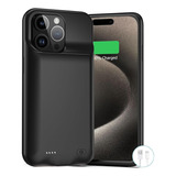 Funda Cargadora Powerbank Para iPhone Hasta 8000mah Portatil Color iPhone 15 Pro Max 7000mah