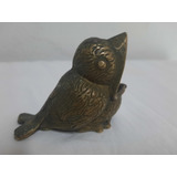 Pajaro Antiguo De Bronce 