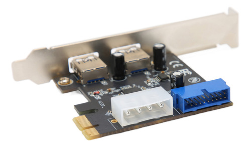 Tarjeta De Expansión Pcie A Usb3.0 De 2 Puertos De Alta Velo