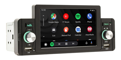 Reproductor Mp5 Soporte Receptor Radio Fm Android Auto Contr