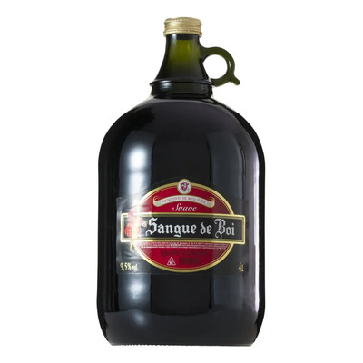 Vinho Tinto Suave Sangue De Boi 4l Uvas Diversas Coop. Vinícola Aurora