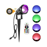 Proyectores Led Rgb Exteriores Sensor Fotocélula, 10w,...