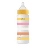 Chicco Biberón 330 Ml Well Being Amarillo Anticólicoa 4+ Mes